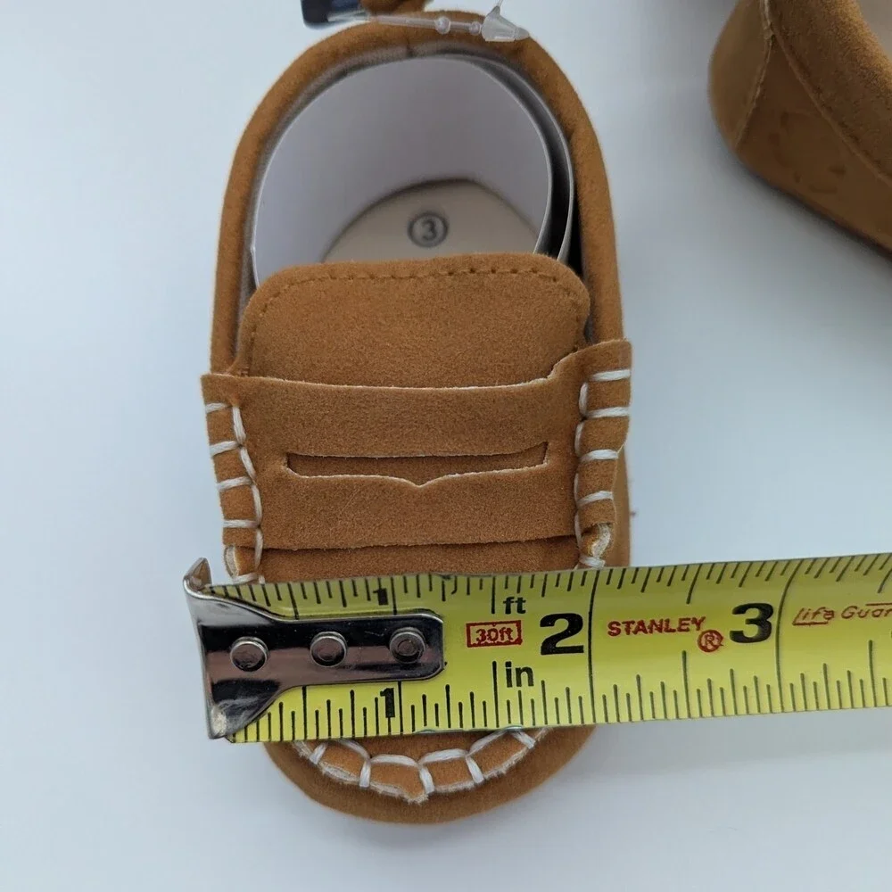 NWT Lucky Brand Baby Size 3 (6-9 months) Tan Shoes/Loafers/Slippers/Moccasins